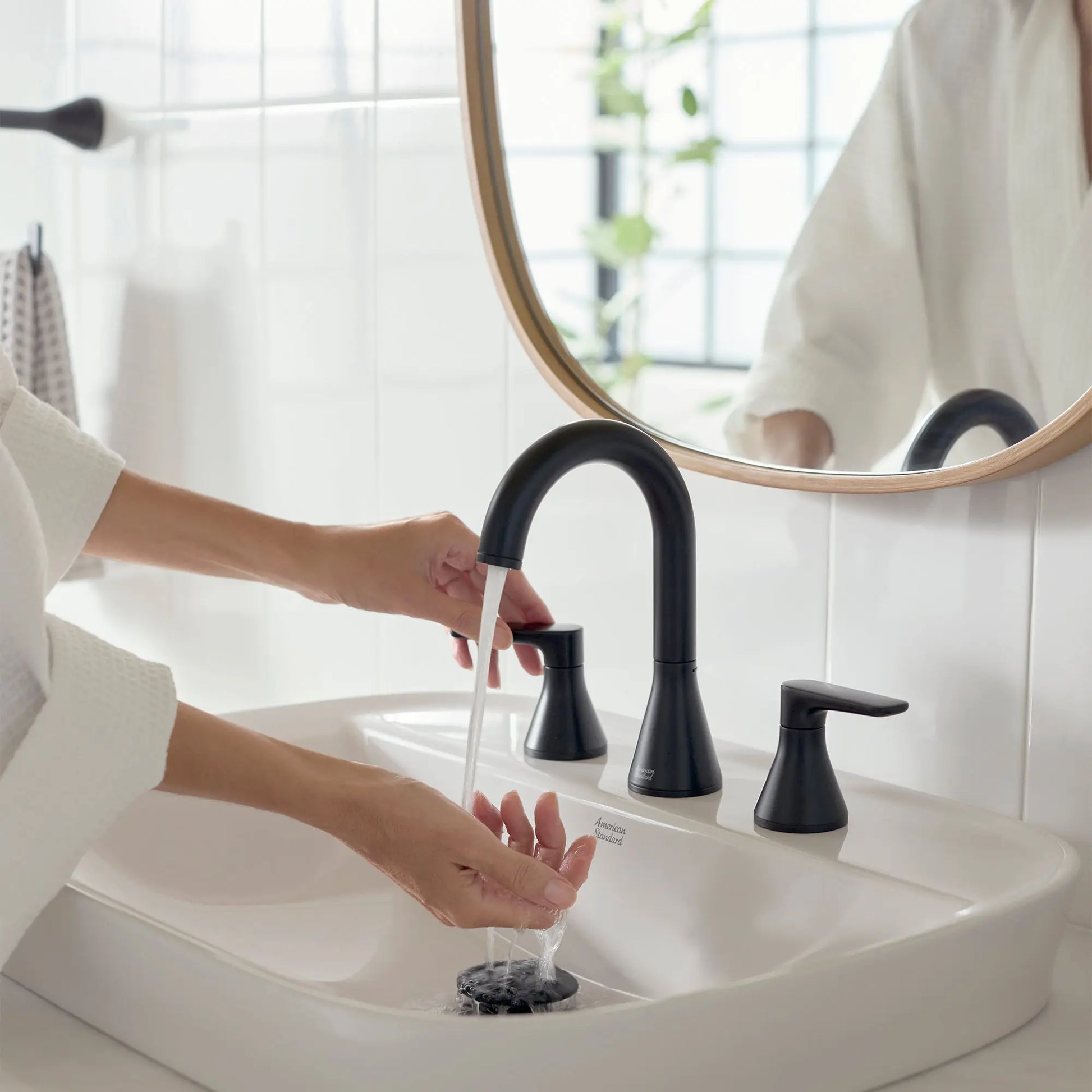 American Standard Millennial 8" Widespread 1.2 gpm/4.5 L/min with Push Drain 7061801.243 - Plumbing Market