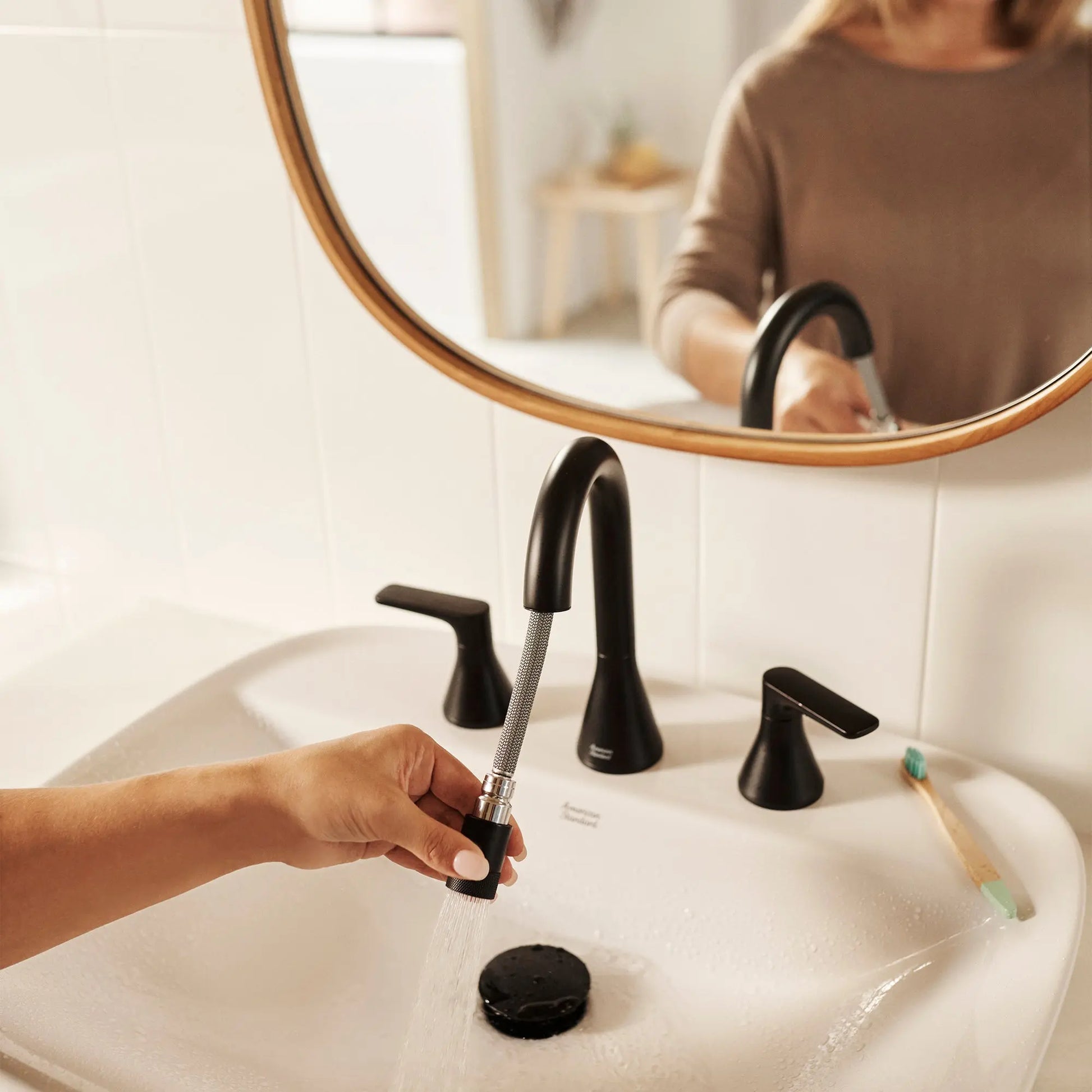 American Standard Millennial 8" Widespread Pull-Out 1.2 gpm/4.5 L/min with Push Drain 7061821.243 - Plumbing Market