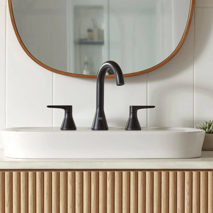 American Standard Millennial 8" Hybrid Wideset Bathroom Faucet 1.2gpm/4.5L/min with Push Drain 7061857.243 - Plumbing Market