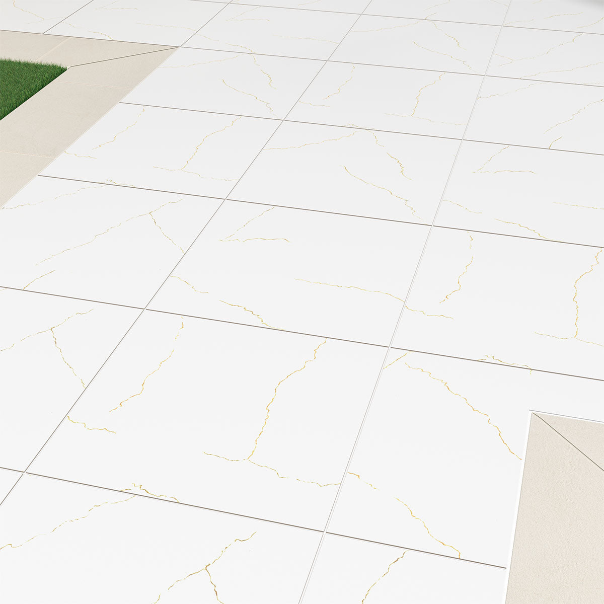 MSI Miraggio Gold 24 x 48 Polished Porcelain tile (NMIRGOL2448P) – MSI room scene