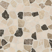 MSI Mix Marble Pebbles Tumbled Marble mosaic (SMOT-PEB-MIXMAR) – MSI product image