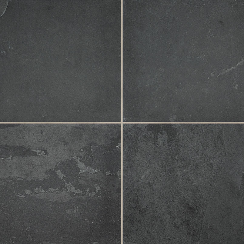 MSI Montauk Black 24 x 24 Gauged Slate tile (SMONBLK2424G) – MSI product image