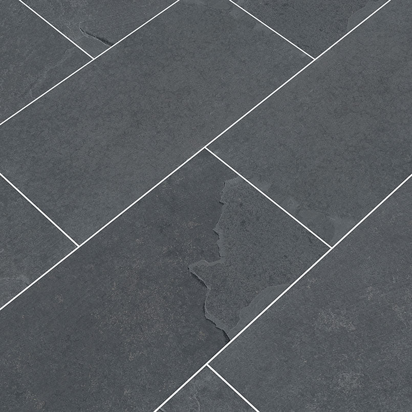 MSI Montauk Black 3 x 6 Gauged Slate tile (SMONBLK36G) – MSI product image