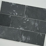 MSI Montauk Black 3 x 6 Gauged Slate tile (SMONBLK36G) – MSI product image