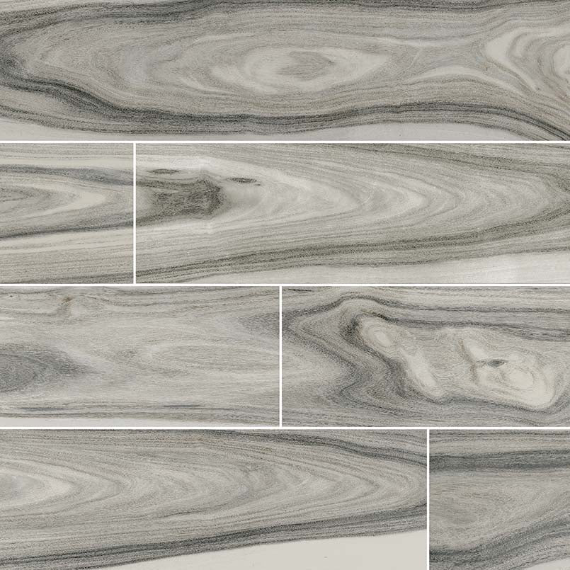 MSI Dellano Moss Grey 8 x 48 Polished Porcelain tile (NDELMOSGREY8X48P) – MSI product image