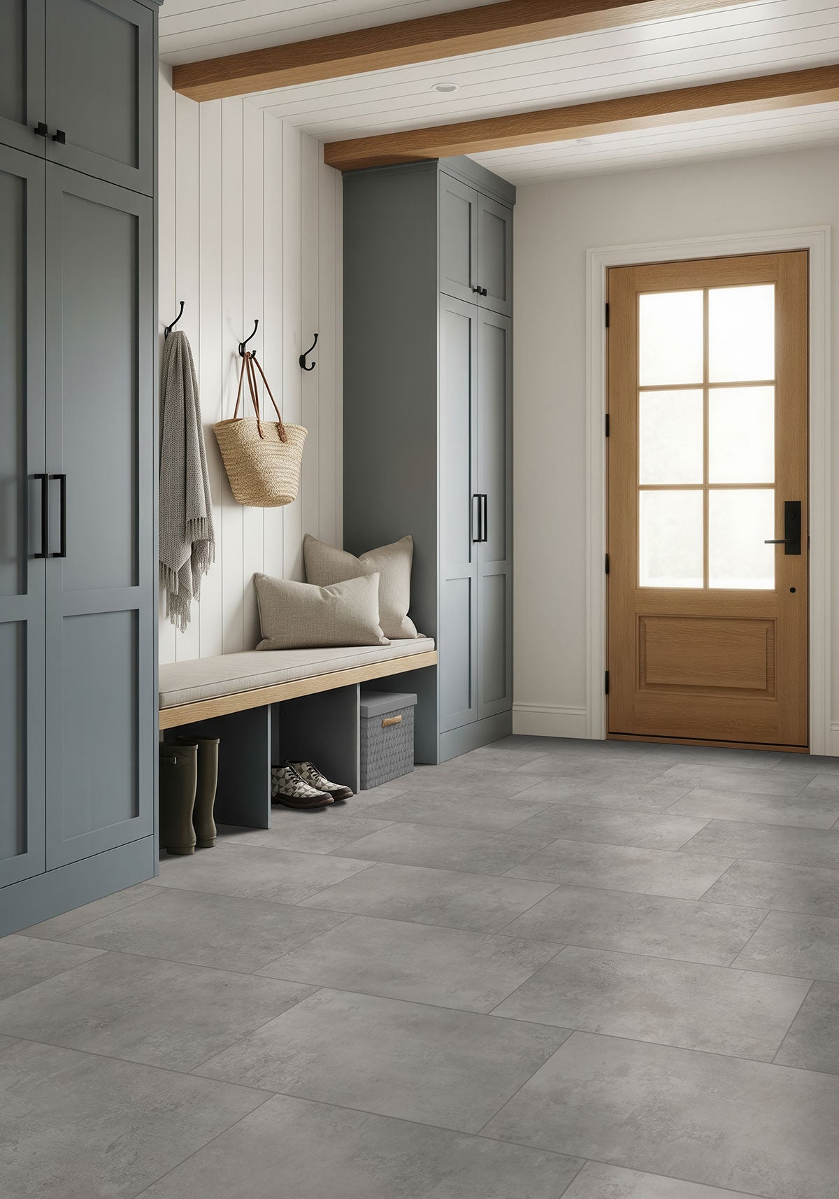 MSI Glenridge Mountains Gray luxury vinyl plank 12 x 24 (VTGMOUGRA12X24-2MM-12MIL)