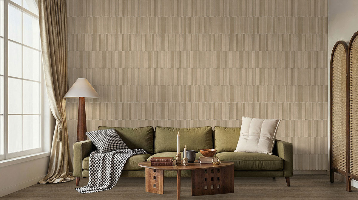 MSI Murcia Clay Origin 16 x 48 Matte Ceramic tile (NMURCLAORI1648) – MSI room scene (living room)
