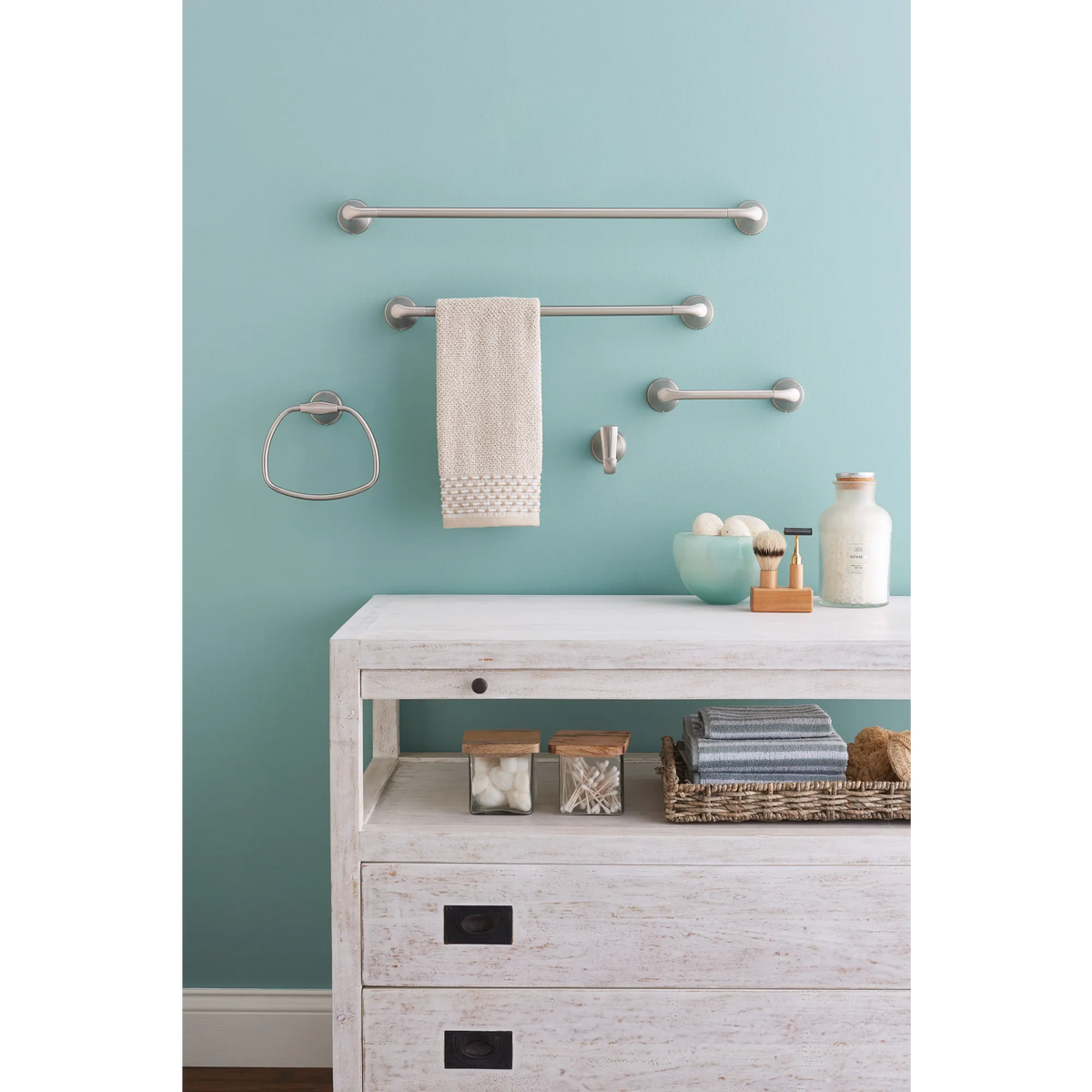 Moen Tiffin Towel Ring MY4886 in Brushed Nickel (MY4886BN) - view 4