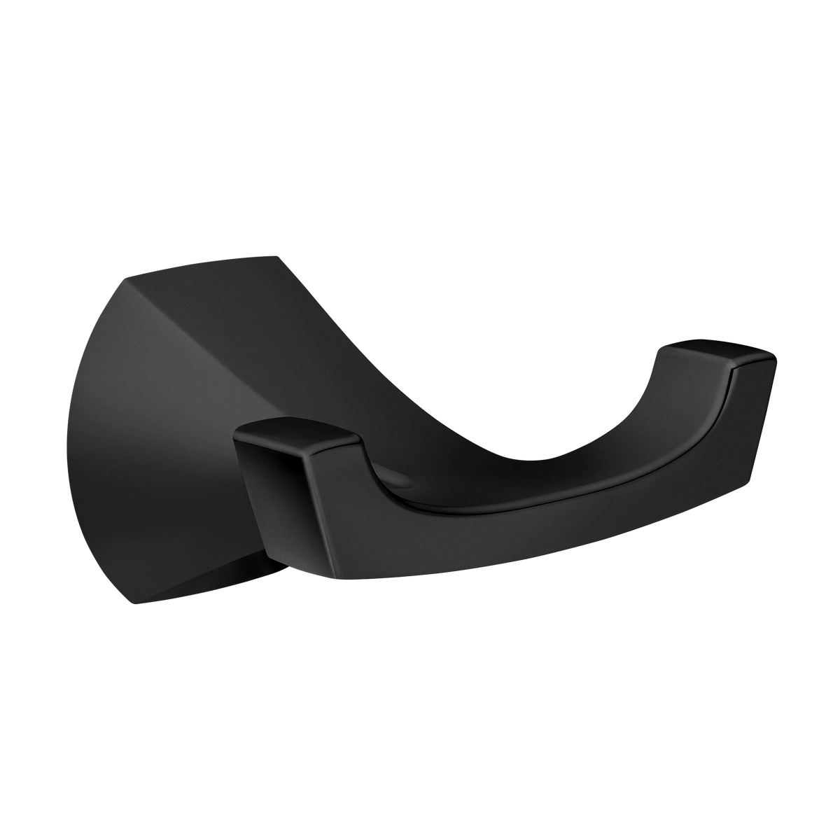 Moen Lindor Double Robe Hook MY8703 in Matte Black (MY8703BL)
