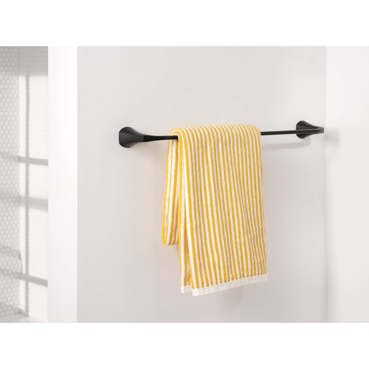 Moen Lindor 24" Towel Bar MY8724 in Matte Black (MY8724BL) - view 2