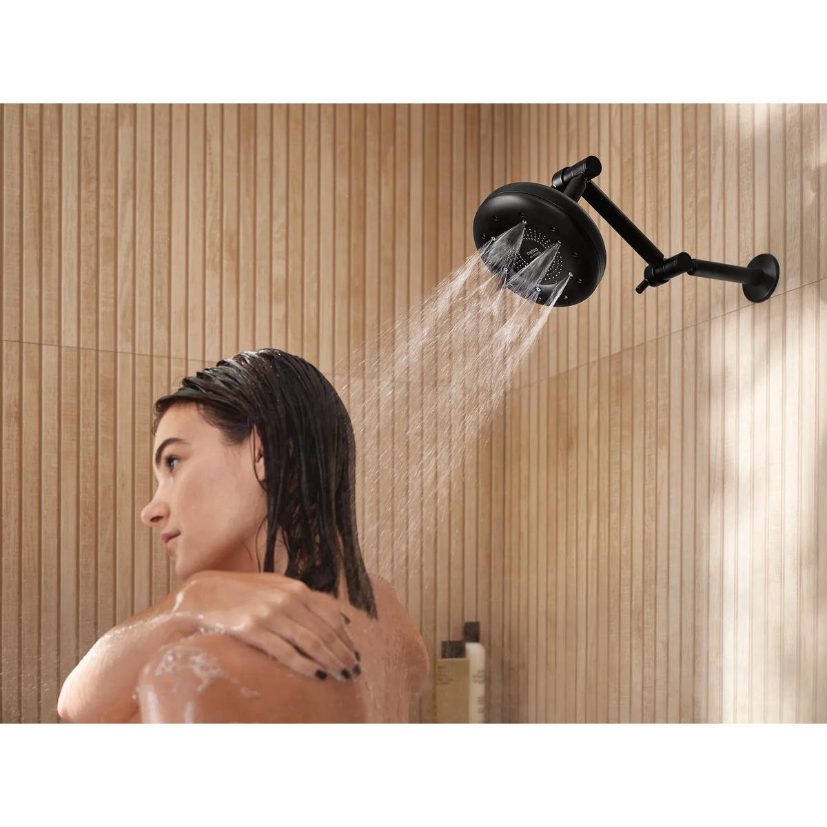 Moen Shower Arm S116 in Matte Black (S116BL) - view 14