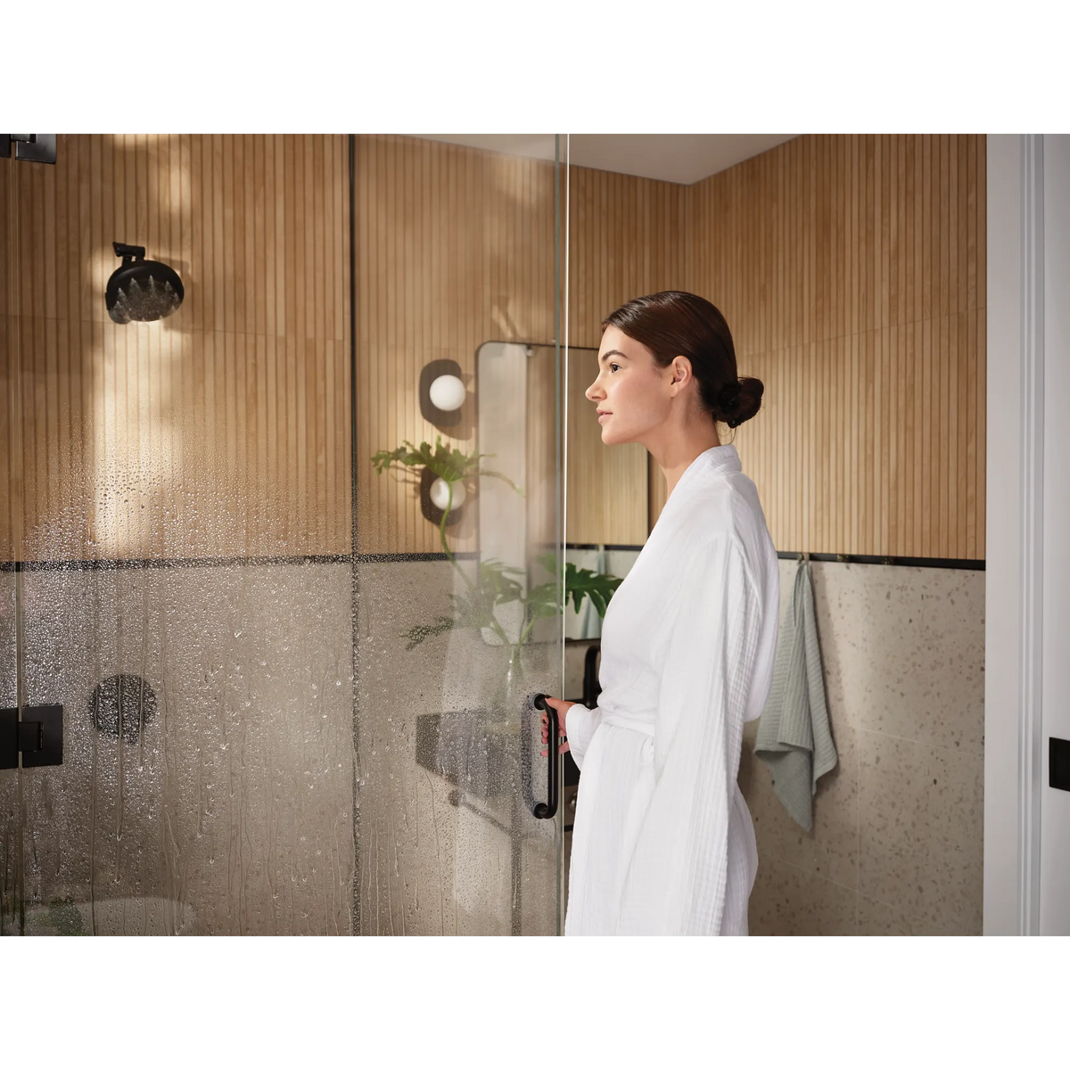 Moen Shower Arm S116 in Matte Black (S116BL) - view 11