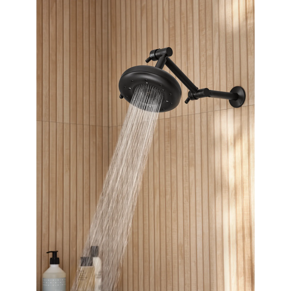 Moen Shower Arm S116 in Matte Black (S116BL) - view 5