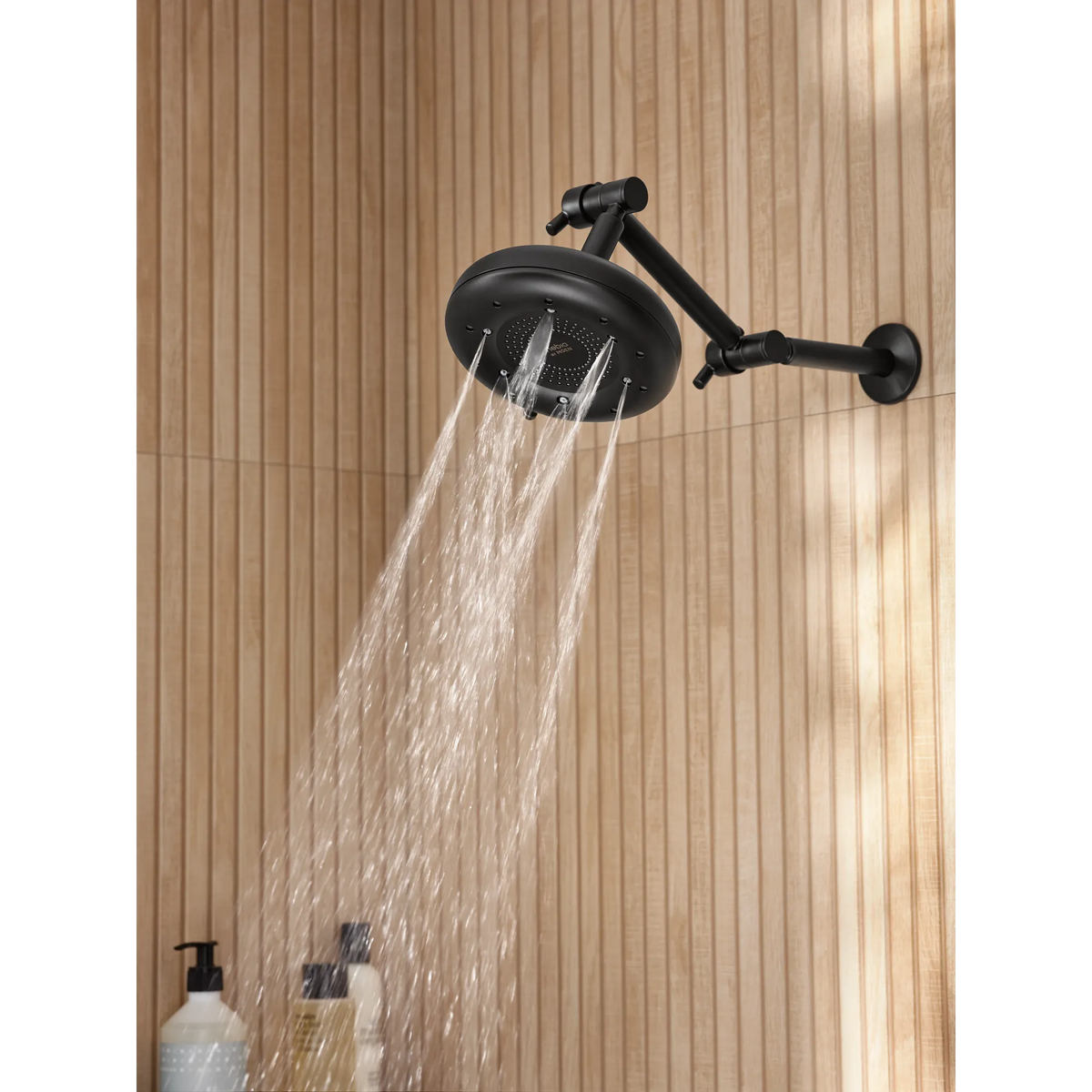 Moen Shower Arm S116 in Matte Black (S116BL) - view 4