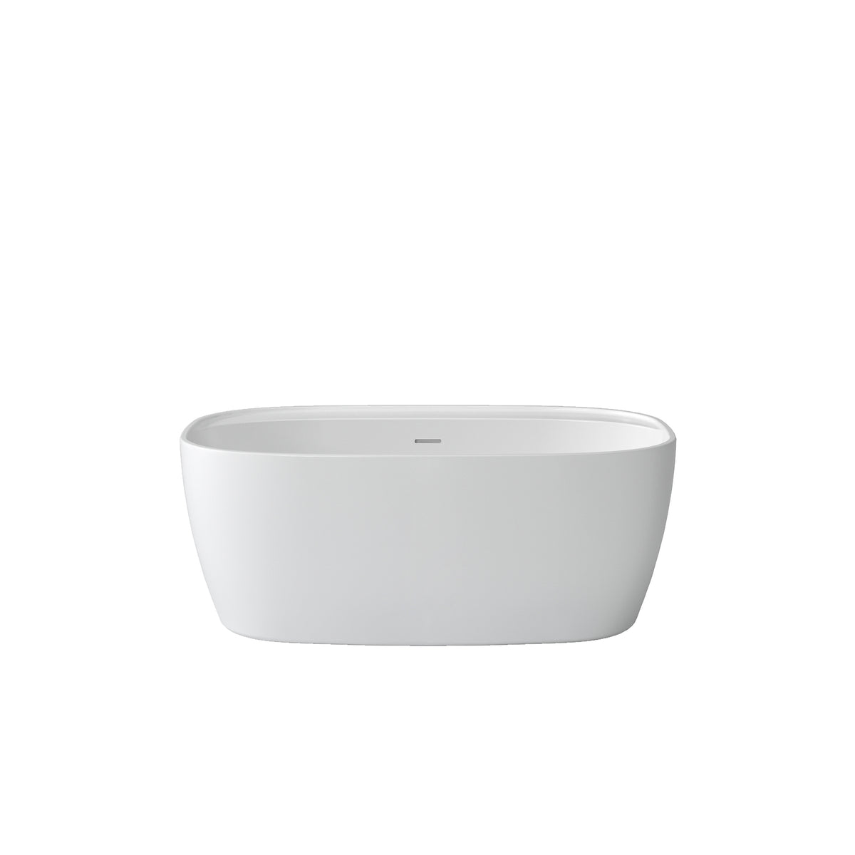 Neptune Alaro 5528 Acrylic Freestanding Center Drain Bathtub in White - image 2