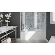 Neptune Albana 3260 IFS Acrylic Alcove Bathtub in White
