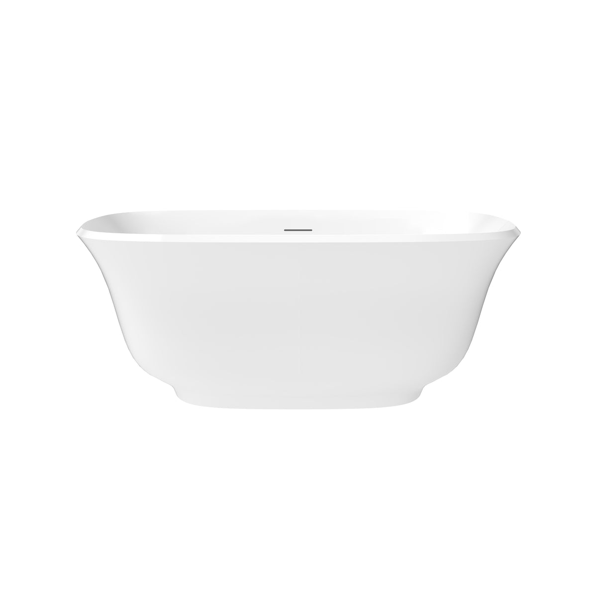 Neptune Arta 5931 Acrylic Freestanding Center Drain Bathtub in White - image 2