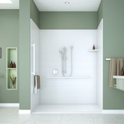 Neptune Aspire 6238 AcrylX Direct-to-stud Four-piece Alcove Shower Wall Kit