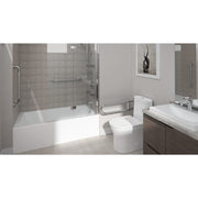 Neptune Astica 3060 IFS ADA Acrylic Alcove Bathtub in White