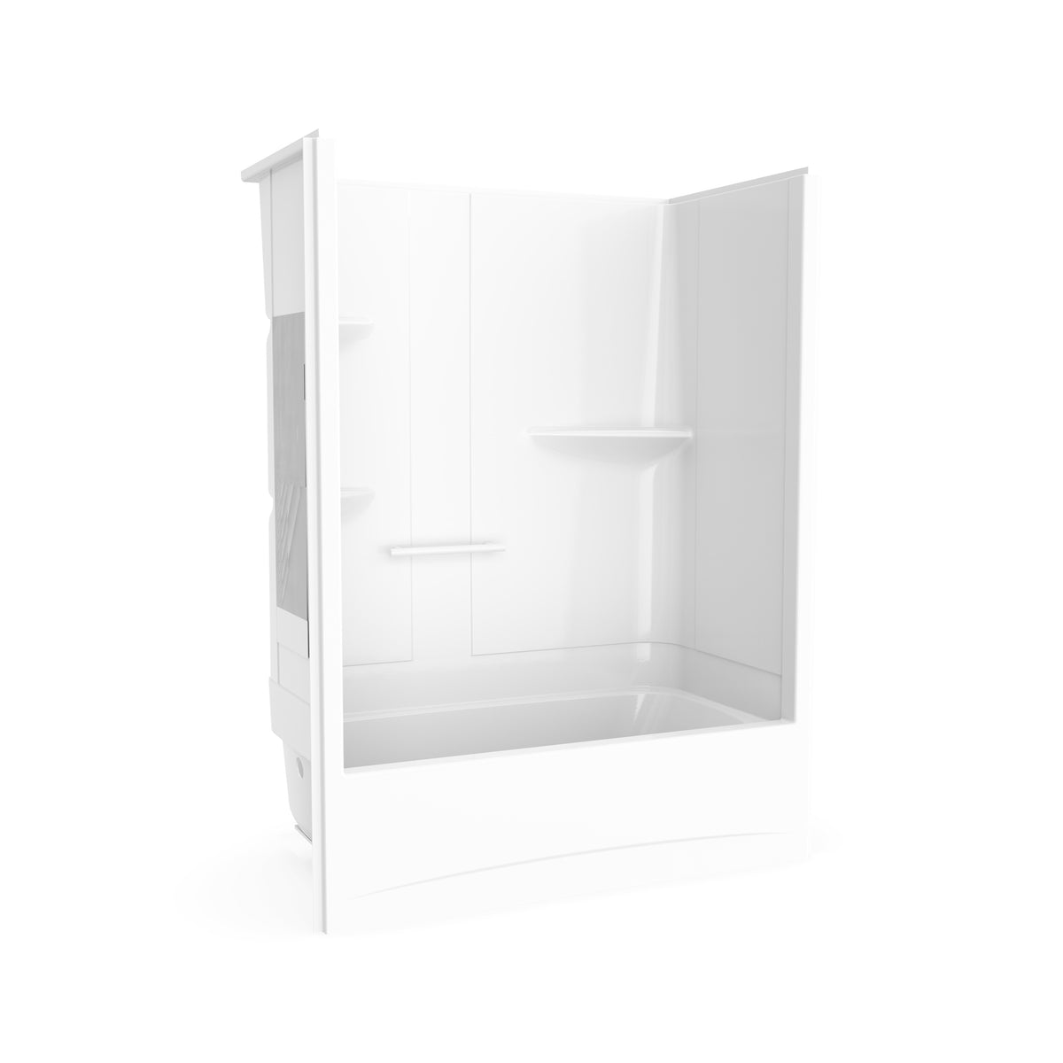Neptune Astley Access TS-6032 AFR Acrylic Alcove One-Piece Tub Shower in White - image 3