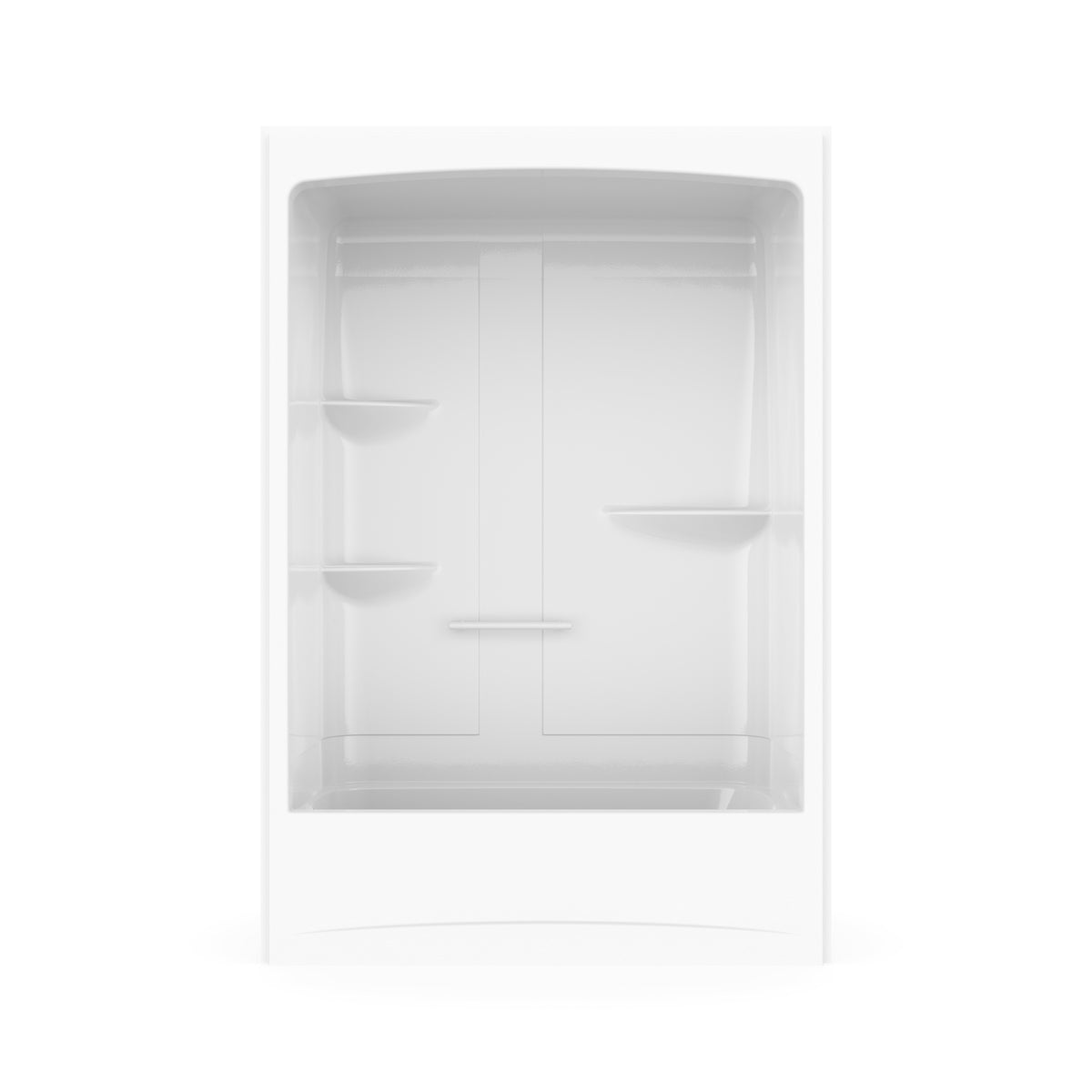 Neptune Astley Access TSR-6032 AFR Acrylic Alcove One-Piece Tub Shower in White - image 2