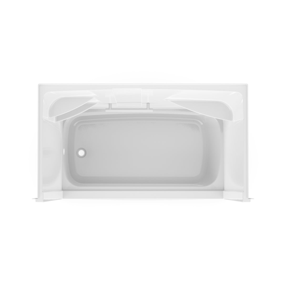 Neptune Astley TS-6032 Acrylic Alcove One-Piece Tub Shower in White - image 4