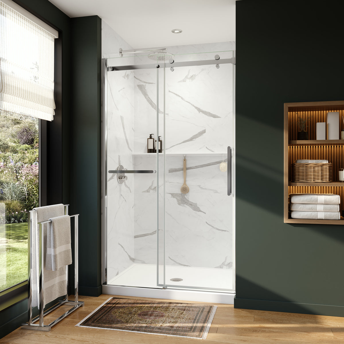 Neptune Axion 44 1/2-47 x 78 3/4 in 8 mm Sliding Shower Door