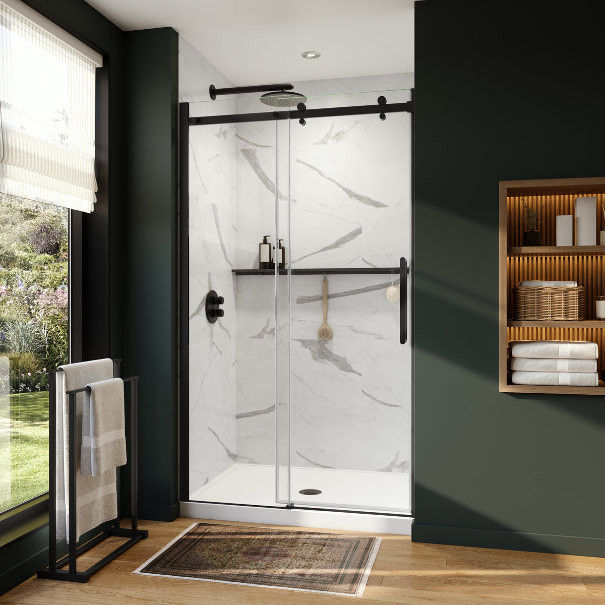 Neptune Axion 44 1/2-47 x 78 3/4 in 8mm Sliding Shower Door for Alcove Installation - image 6