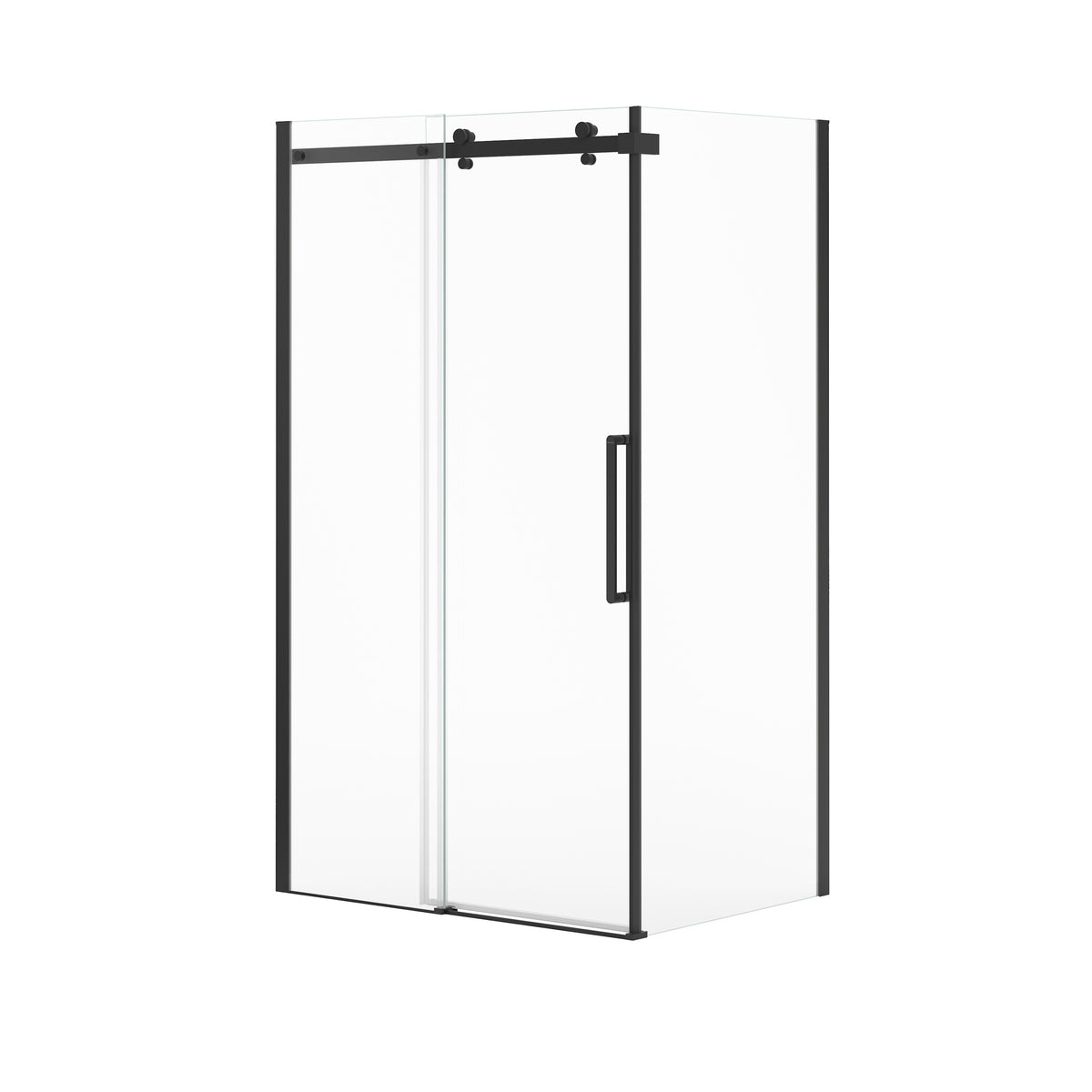 Neptune Axion 48 x 32 x 78 3/4 in 8mm Sliding Shower Door for Corner Installation - image 7
