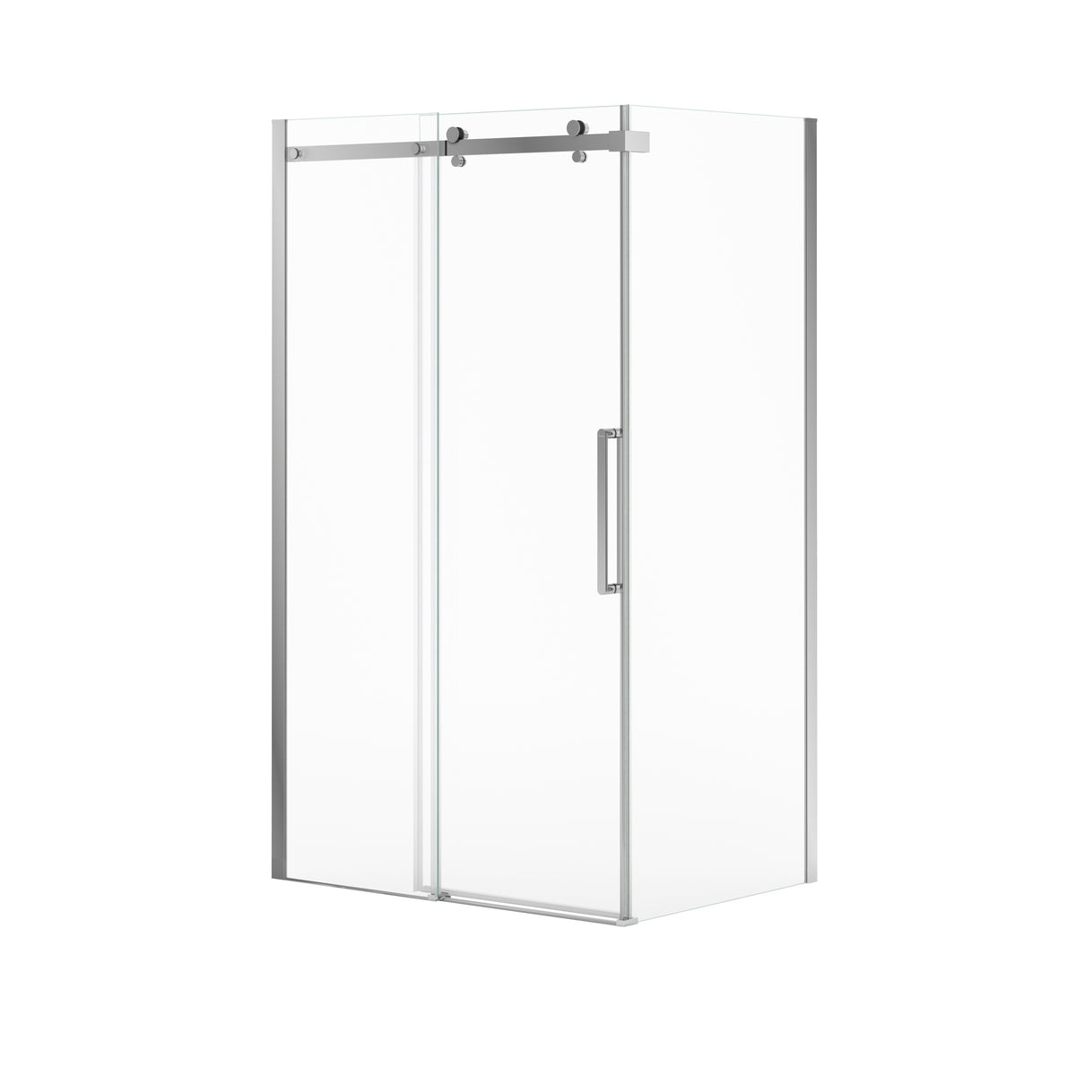 Neptune Axion 48 x 36 x 78 3/4 in 8mm Sliding Shower Door for Corner Installation - image 2