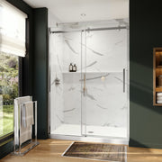 Neptune Axion 56 1/2-59 x 78 3/4 in 8mm Sliding Shower Door for Alcove Installation