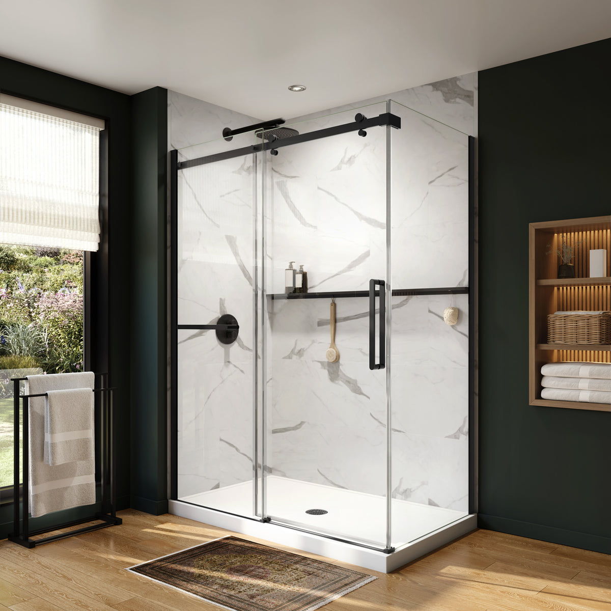 Neptune Axion 60 x 32 x 78 3/4 in 8mm Sliding Shower Door - image 6