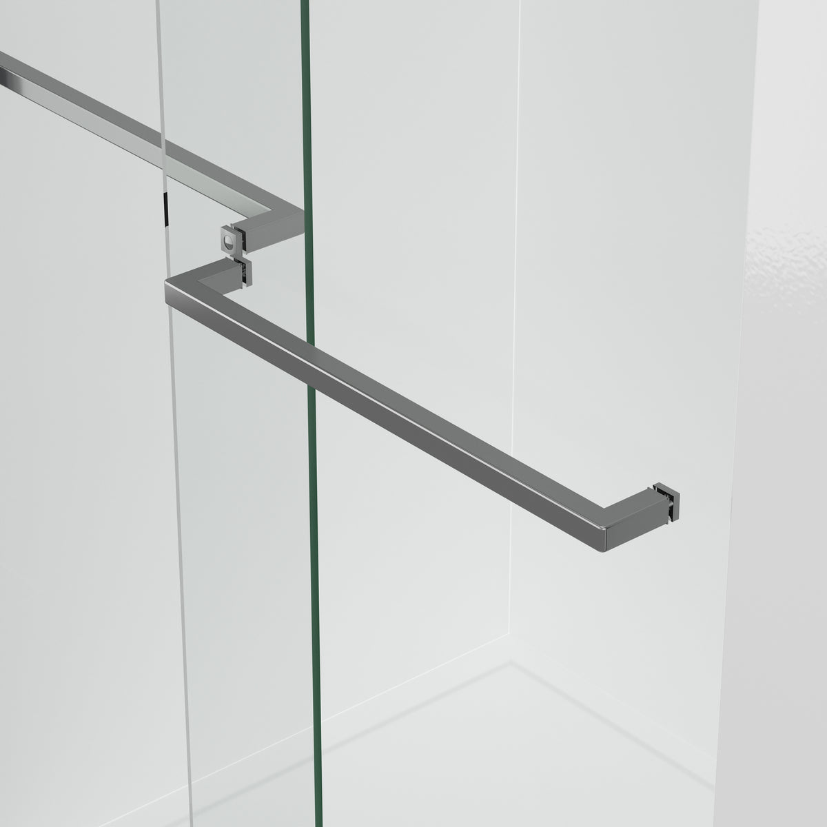 Neptune Barena 44-48 x 76 in 8mm Bypass Shower Door for Alcove Installation - image 5