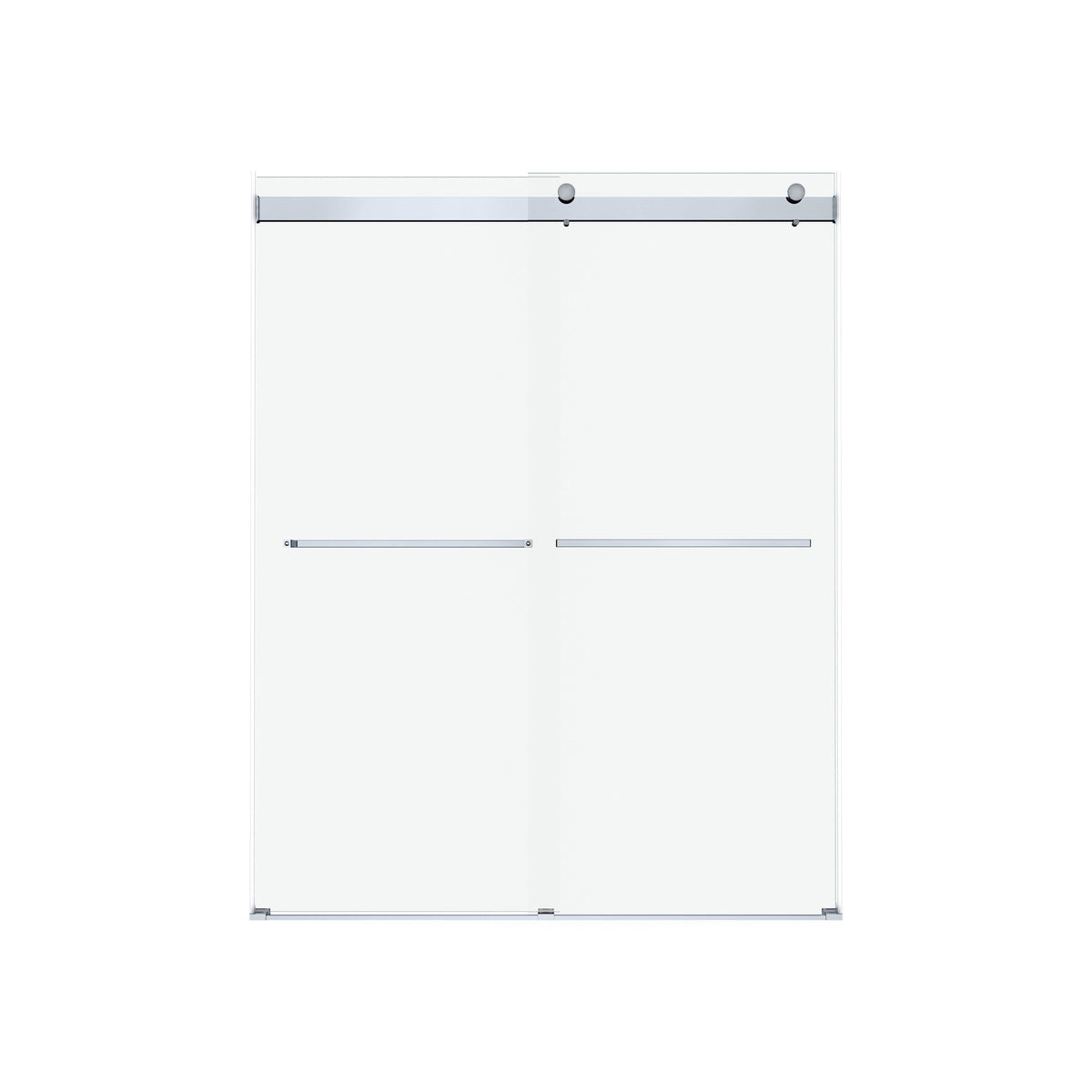 Neptune Barena 56-60 x 76 in 8mm Bypass Shower Door for Alcove Installation - image 2