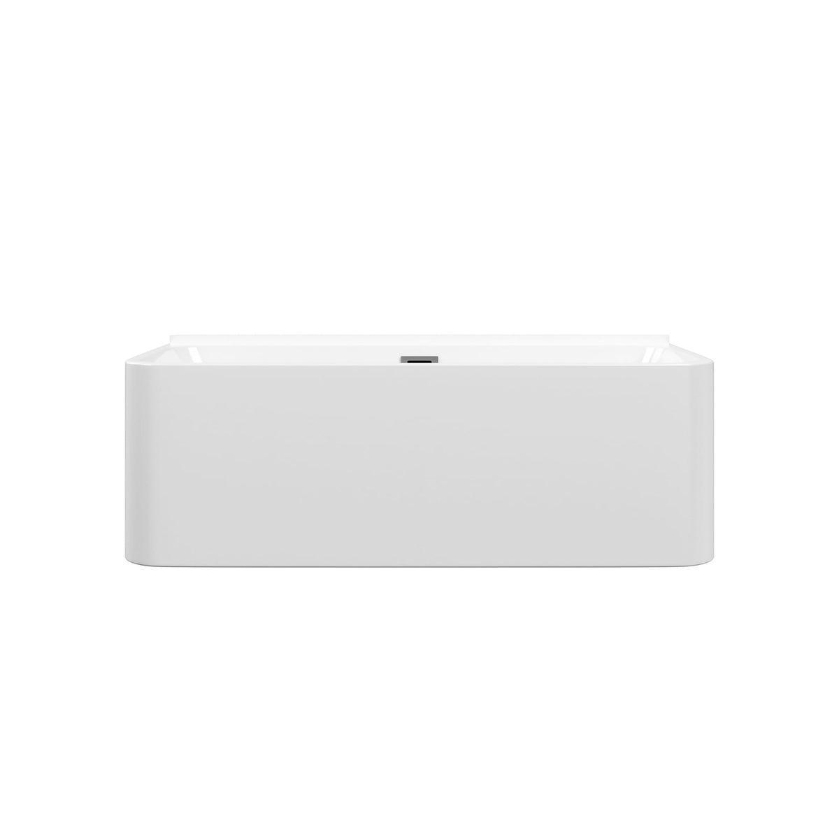Neptune Belgrade 3266 AFR Acrylic Wall-Mount Freestanding Center Drain Bathtub in White - image 2