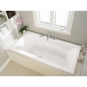 Neptune Believe 6636 Acrylic Drop-In Center Drain Bathtub in White