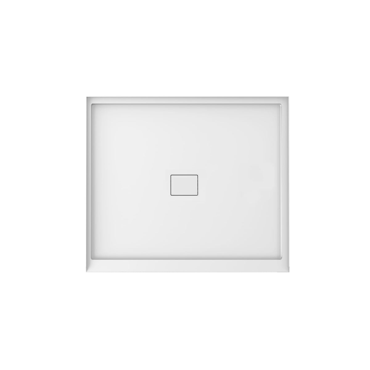 Neptune Cache 3642 Acrylic Shower Base in White with Center Drain