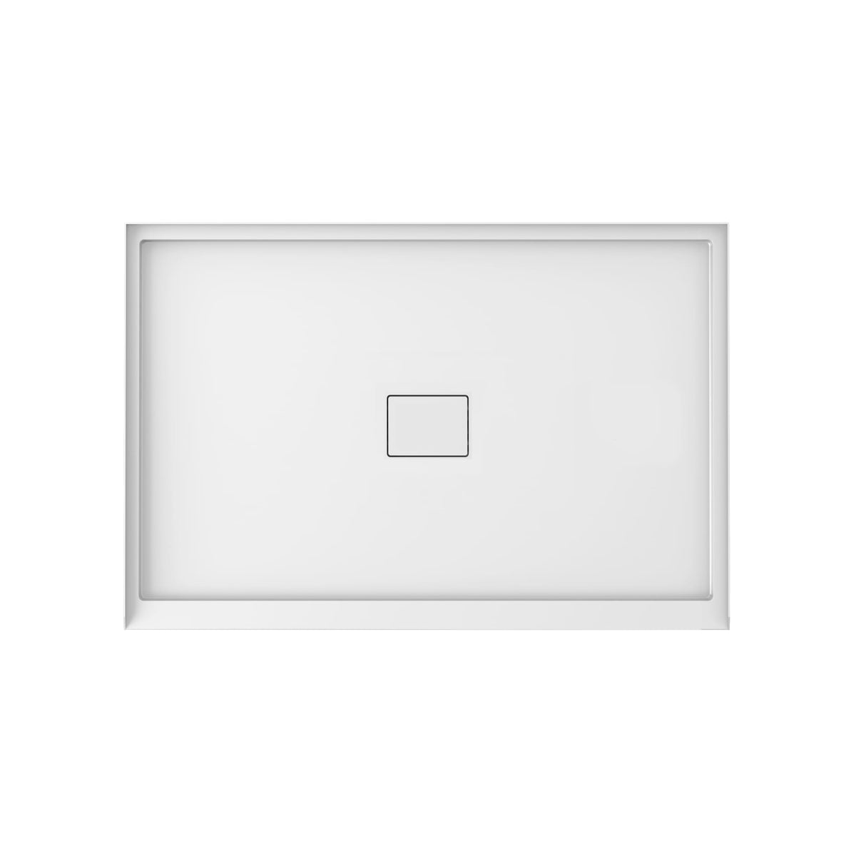 Neptune Cache 3648 Acrylic Shower Base in White with Center Drain