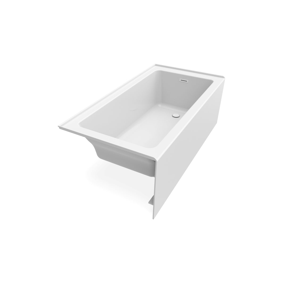 Neptune Clermont 3060 IFS AFR Acrylic Alcove Bathtub in White - image 10