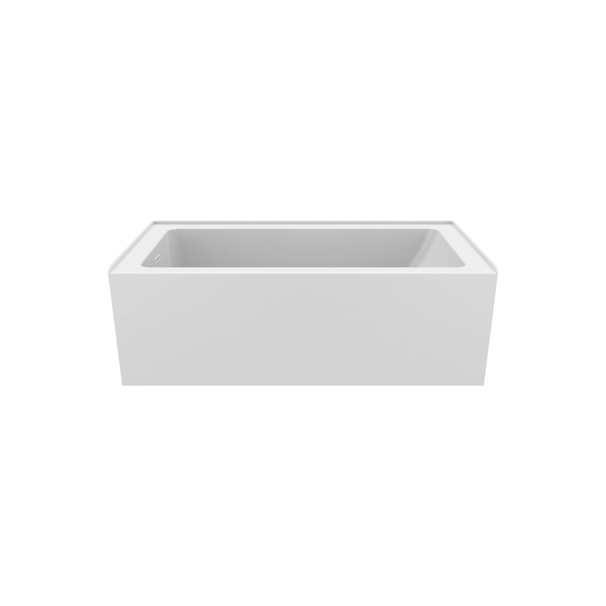 Neptune Clermont 3060 IFS AFR Acrylic Alcove Bathtub in White - image 2