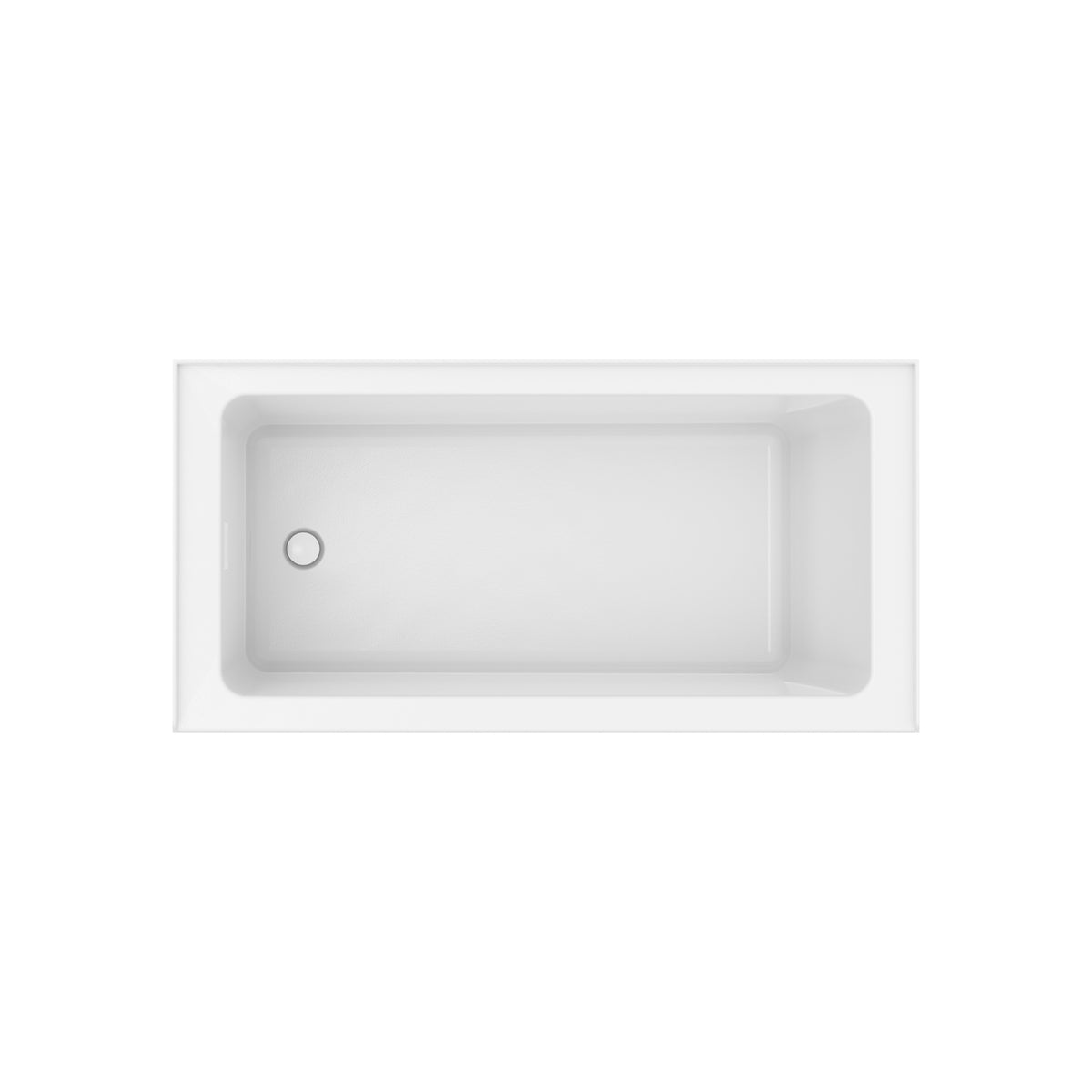 Neptune Clermont 3060 IFS AFR Acrylic Alcove Bathtub in White - image 4