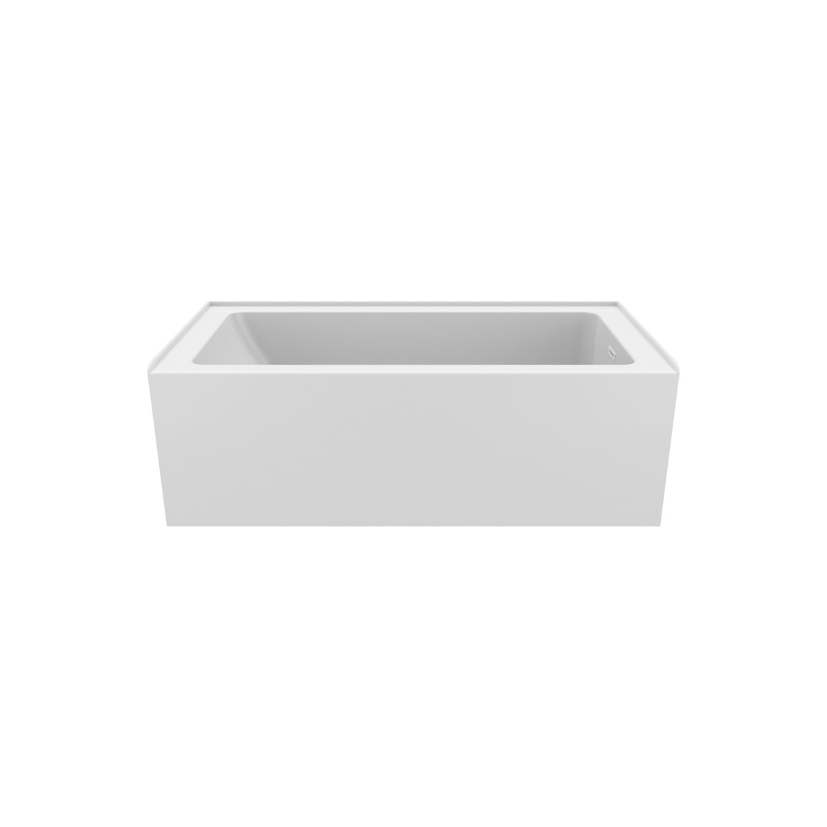Neptune Clermont 3060 IFS AFR Acrylic Alcove Bathtub in White - image 7