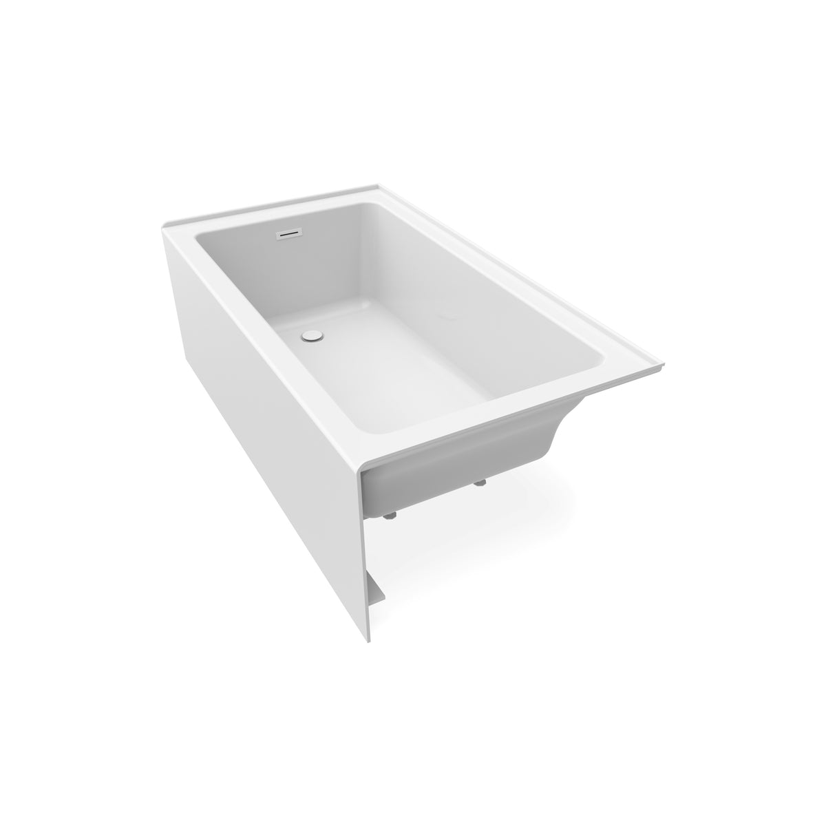 Neptune Clermont 3260 IFS AFR Acrylic Alcove Bathtub in White - image 5