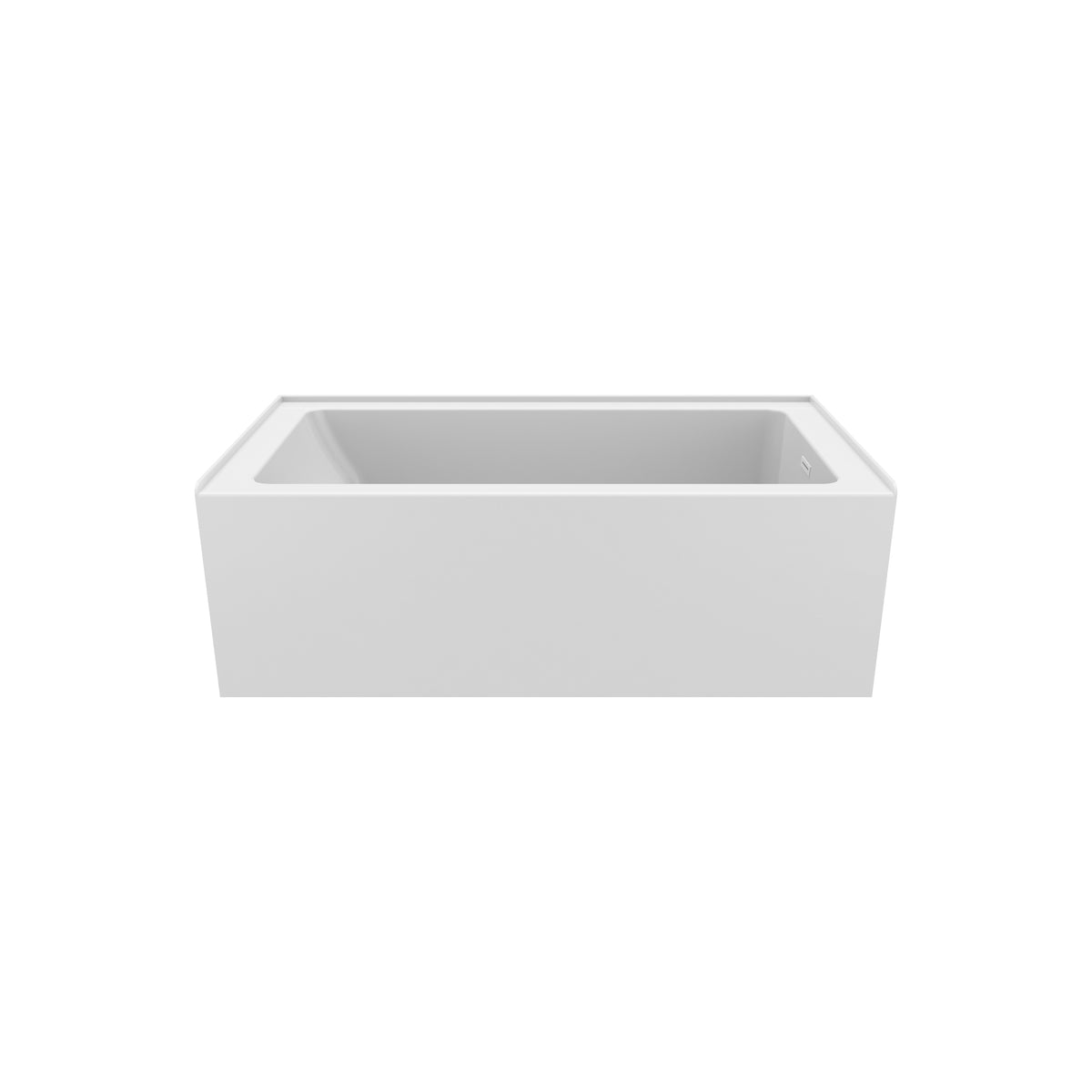 Neptune Clermont 3260 IFS AFR Acrylic Alcove Bathtub in White - image 7