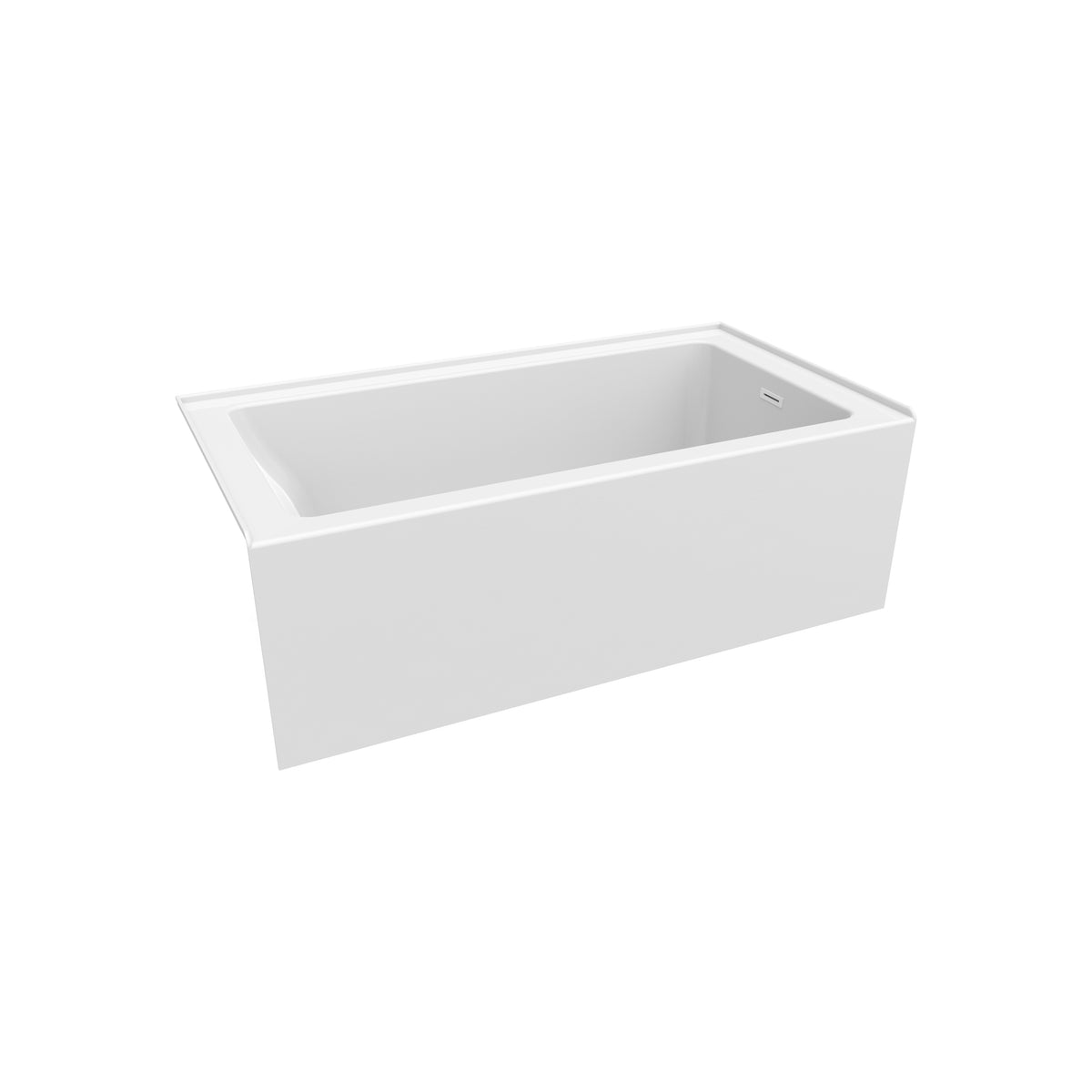Neptune Clermont 3260 IFS AFR Acrylic Alcove Bathtub in White - image 8