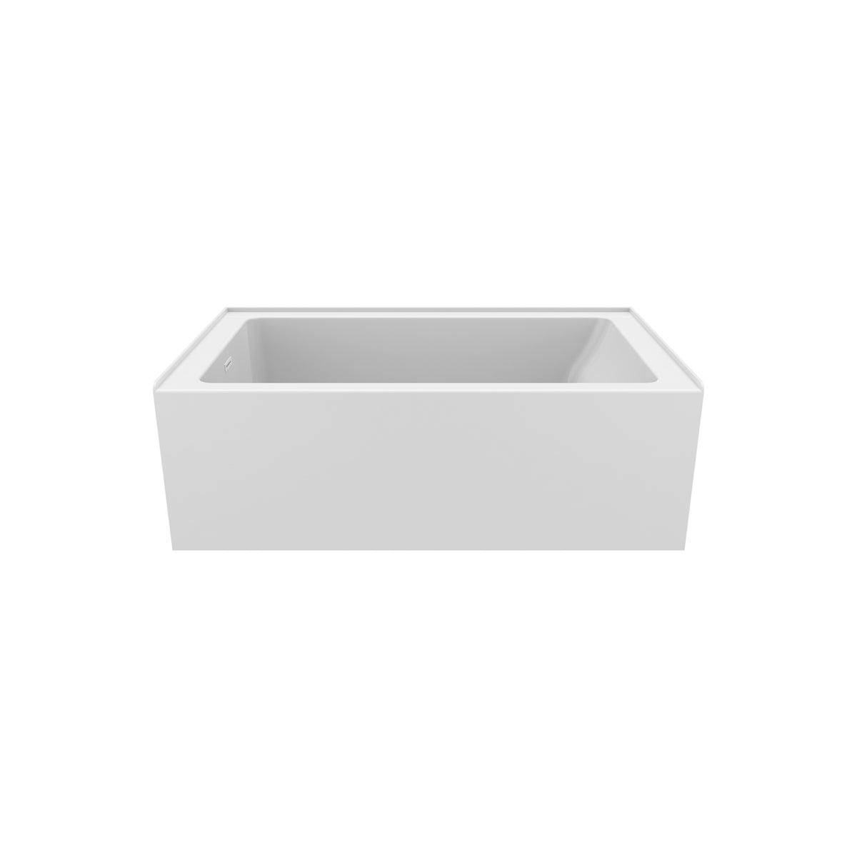 Neptune Clermont 3660 IFS AFR Acrylic Alcove Bathtub in White - image 2
