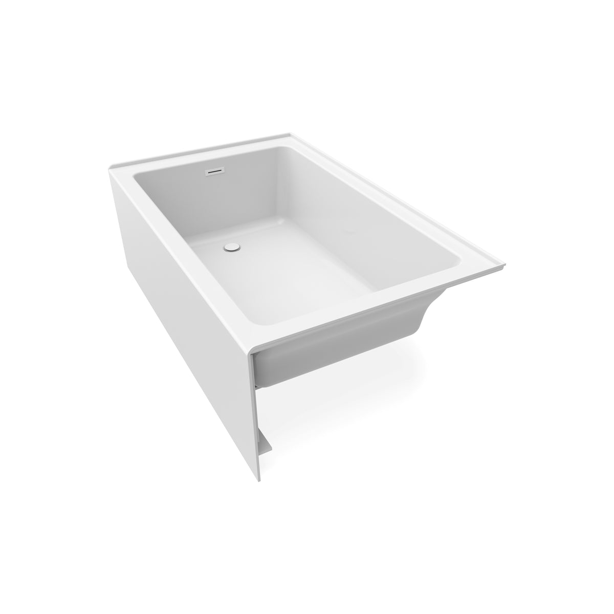 Neptune Clermont 3660 IFS AFR Acrylic Alcove Bathtub in White - image 5