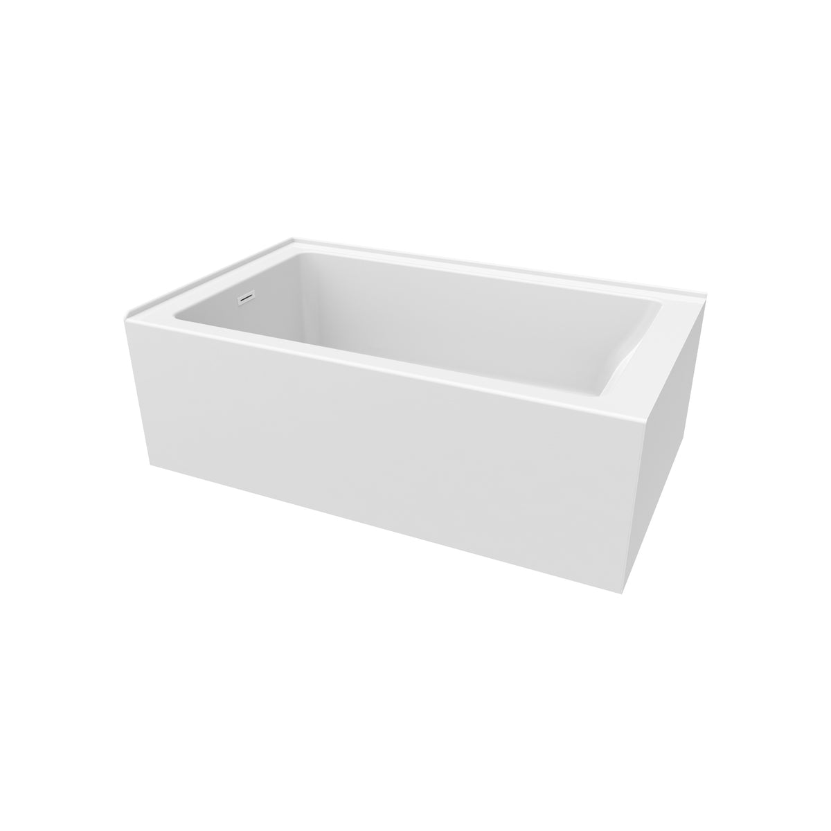 Neptune Clermont 3660 IFS AFR Acrylic Bathtub in White - image 3