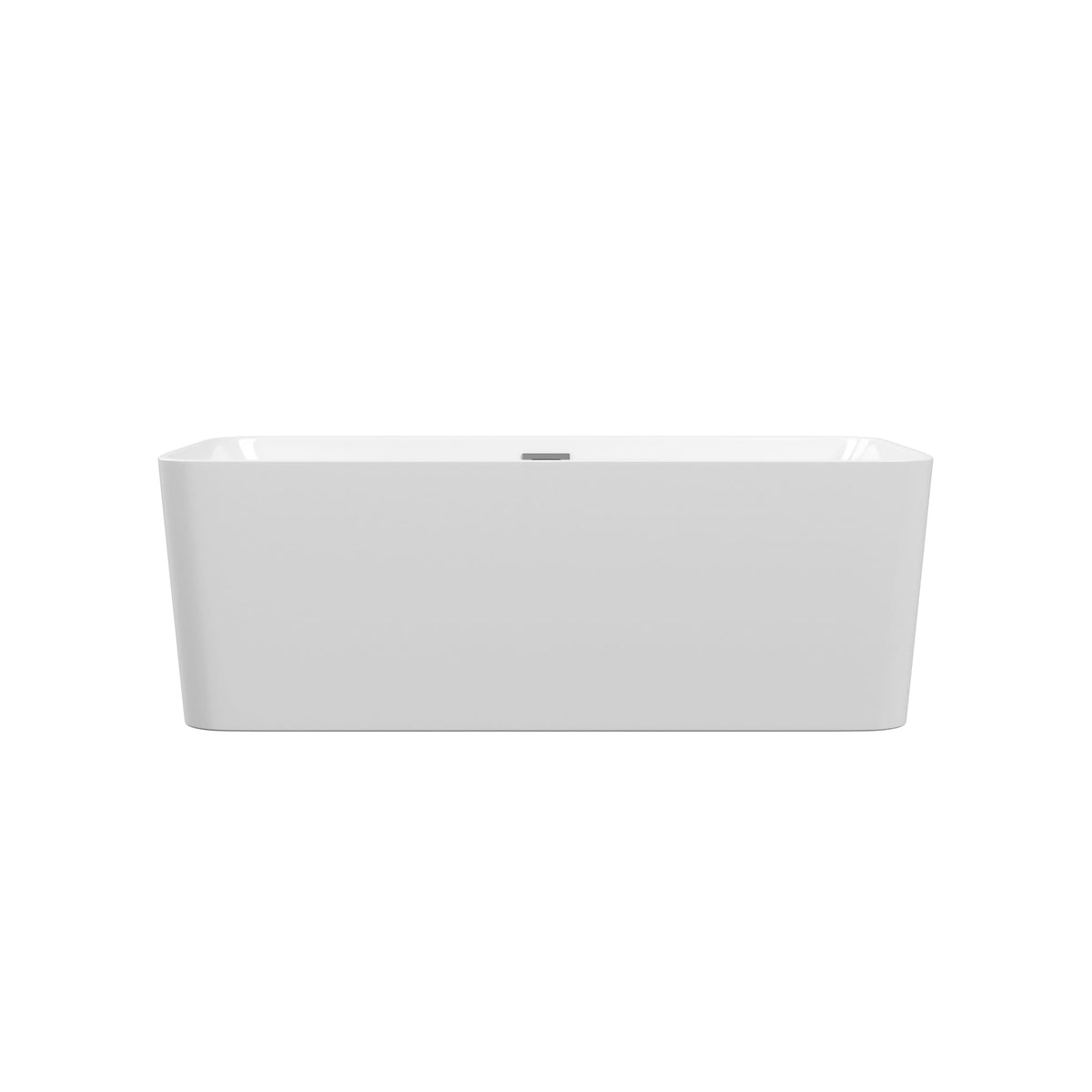 Neptune Cologne F1 3260 AFR Acrylic Freestanding Center Drain Bathtub in White - image 2