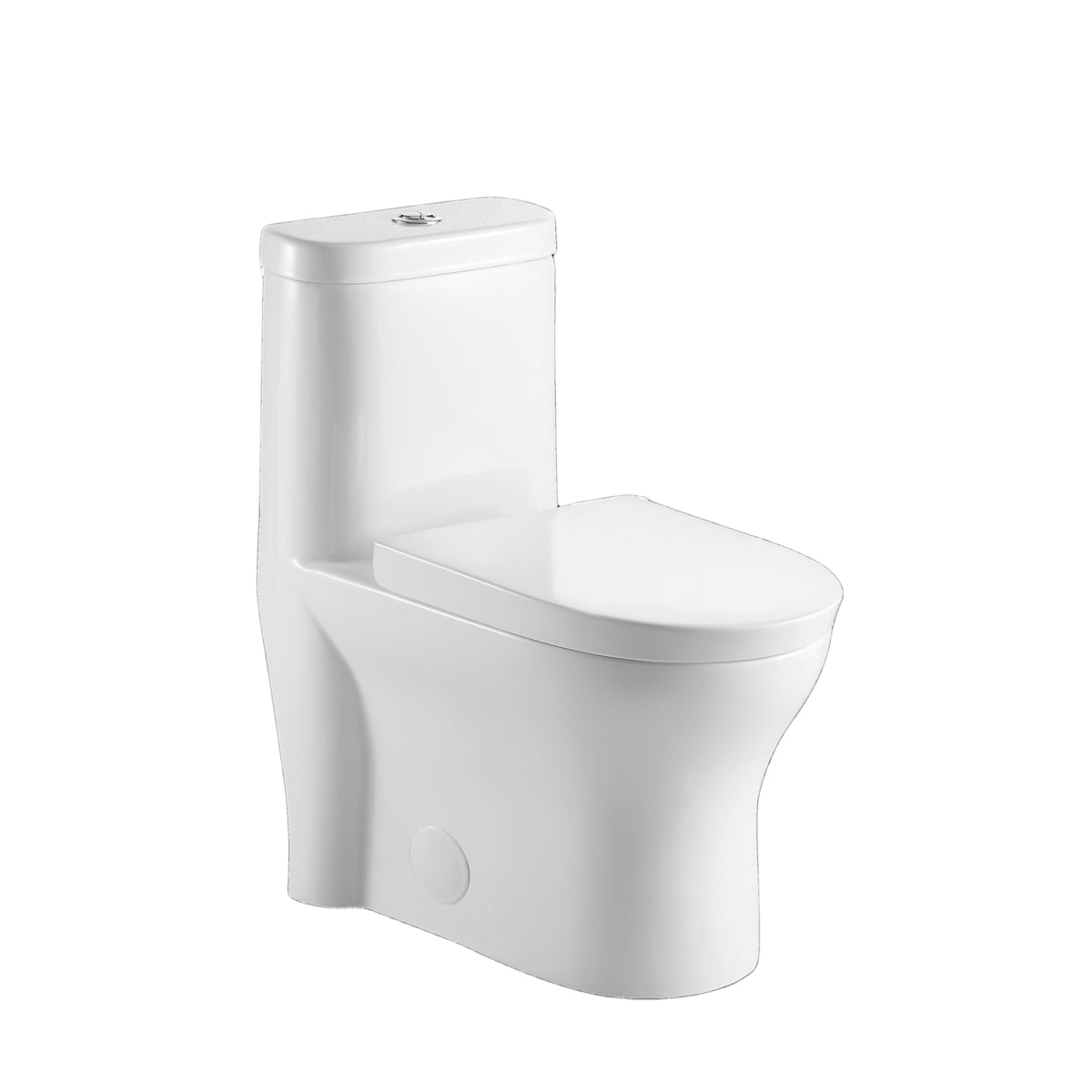 Neptune Florence 4.1/6L Dual Flush Elongated One-Piece Toilet in White - image 3